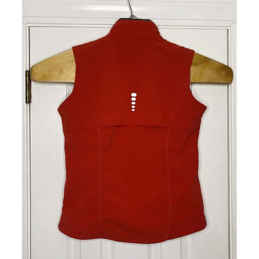 Nike Sphere Pro Women's Vented Double Full Zip Vest Red‎ Small